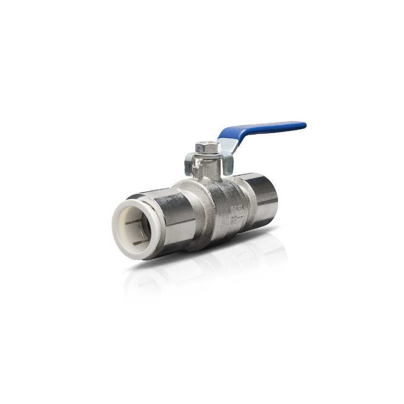 15mm Nickel-Plated Ballvalve with JG Speedfit Connections BVAL400200 Image 1