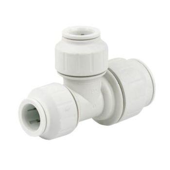 JG Speedfit 22 x 15 x 15mm Reducing Tee PEM3022BW Image 1