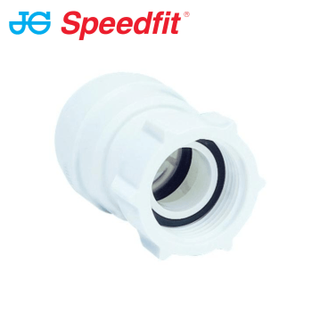 JG Speedfit 15 x 1/2" FI Straight Adaptor PSE3201W Image 1