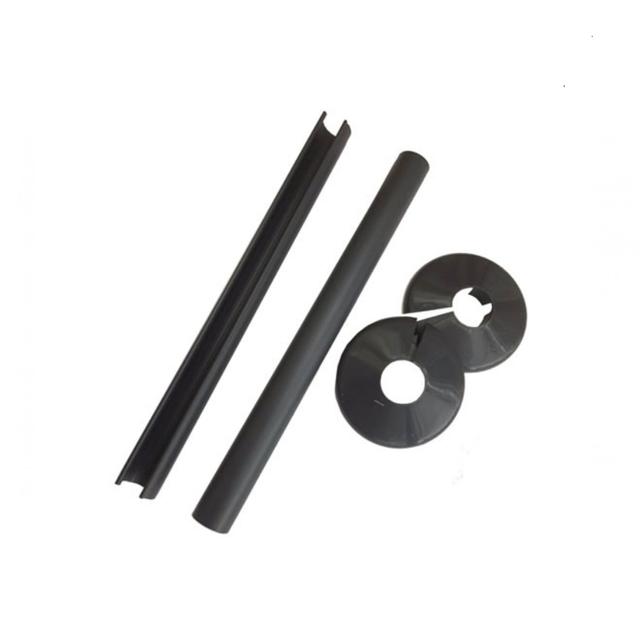 Talon 200mm Towel Rail Kit - Black ACSNB/K2BP