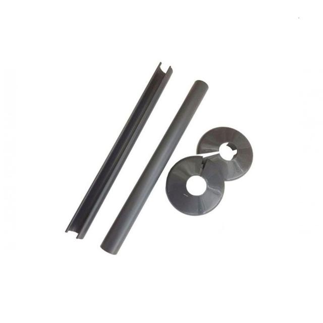 Talon 200mm Towel Rail Kit - Anthracite Grey ACSNA/K2