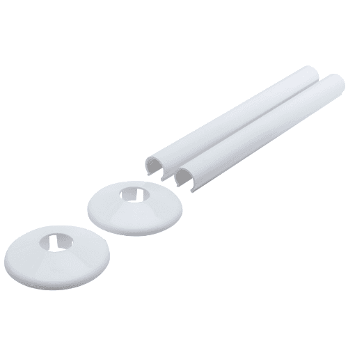 Talon 200mm Towel Rail Kit - White ACSNW/K2 Image 1
