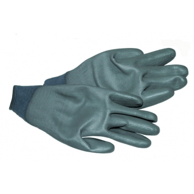 Black Rubber Gloves Image 1
