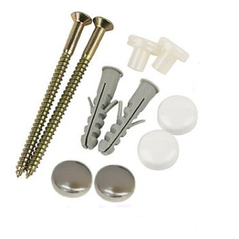 Viva Pan Screws/Caps/Plugs (pair) - Stainless Steel Image 1