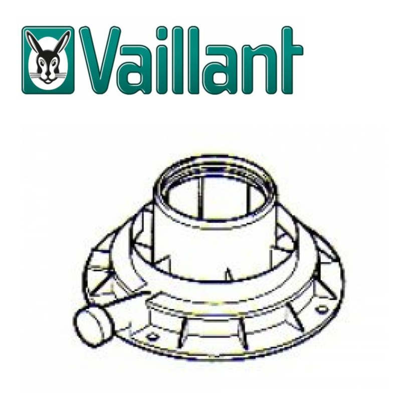 Vaillant 125mm Vertical Flue Adaptor 303926 Image 1