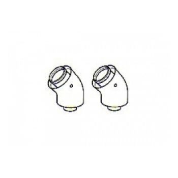 Viessmann 60/100mm Std Concentric 45 degree Flue Elbow (pair) 7373227 Image 1