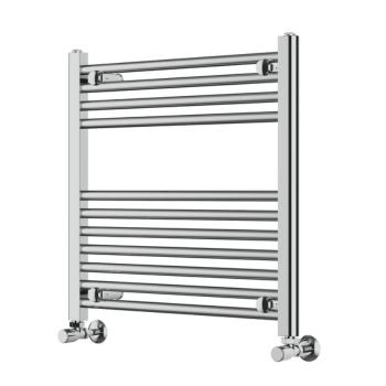 Instinct 600 x 600mm Chrome Straight Towel Rail 22mm PHGT060-60CP Image 1