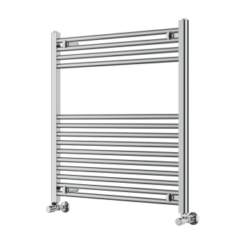 Instinct 750 x 800mm Chrome Straight Towel Rail 22mm PHGT080-75CP Image 1