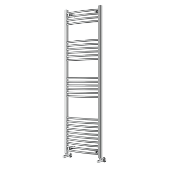 Instinct 500 x 1600mm Chrome Curved Towel Rail 22mm PHGT160-50CPCV Image 1