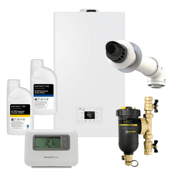 Vokera Easi-Heat Combi 29kw Nat Gas Horizontal Flue Value Pack +