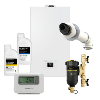 Vokera Easi-Heat Combi 29kw LPG Horizontal Flue Value Pack + Image 1