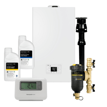 Vokera Easi-Heat Combi 25kw Nat Gas Vertical Flue Value Pack +