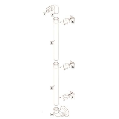 Warmflow 3441Utility Plume Management Kit (compatible with FBF) UPMK Image 1
