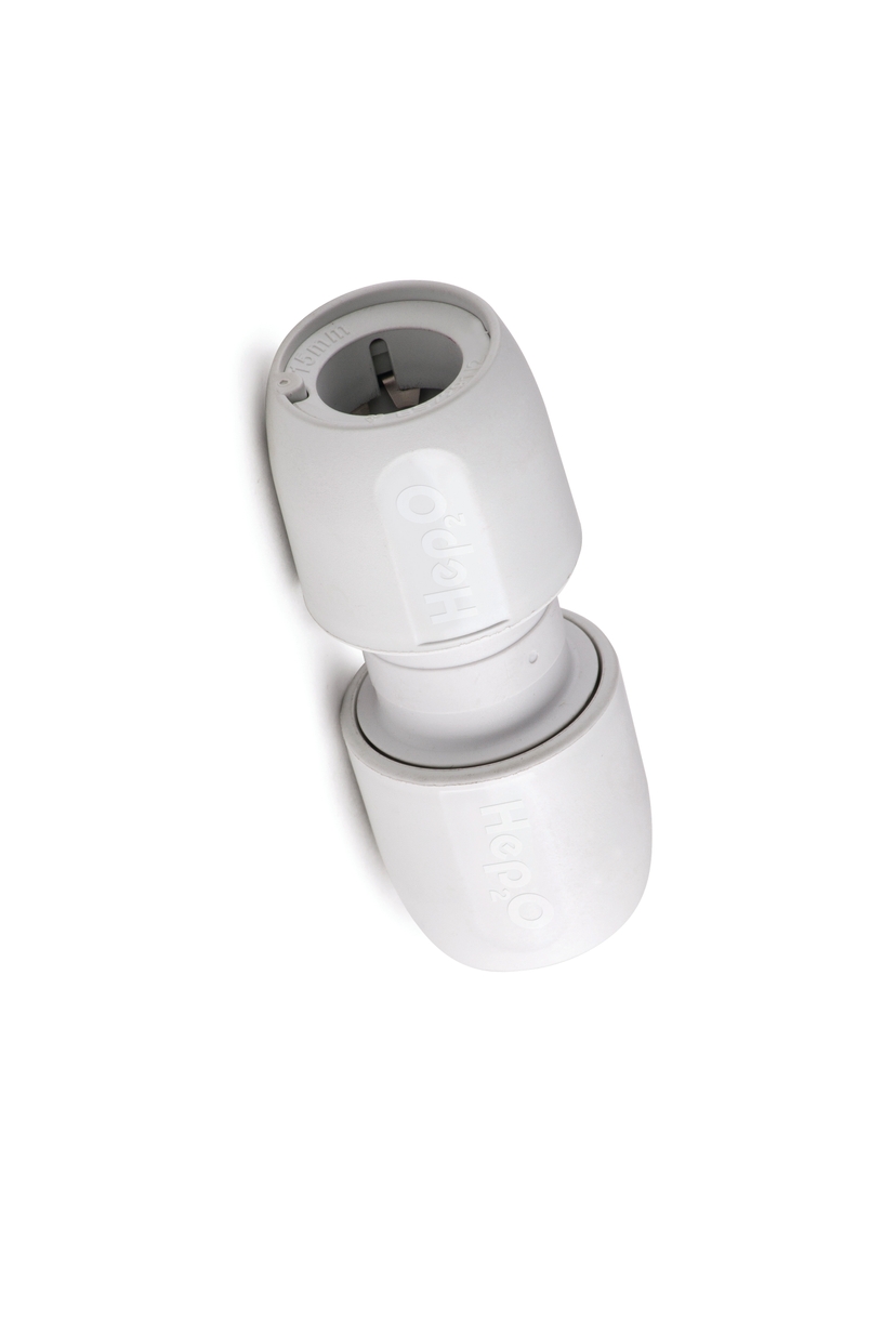 Hep2O PB 15mm Straight Connector HD1/15W Image 1