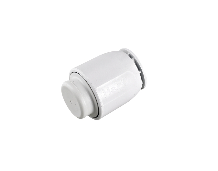 Hep2O PB 15mm Demountable Pipe End Cap HD62/15W Image 1