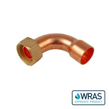 Endfeed 15mm x 3/4" Bent Tap Connector EC26-15E Image 1