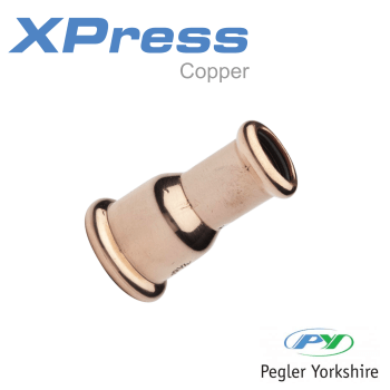 Pegler Yorkshire XPress 22 x 15mm Reduced Coupler 38064 Image 1