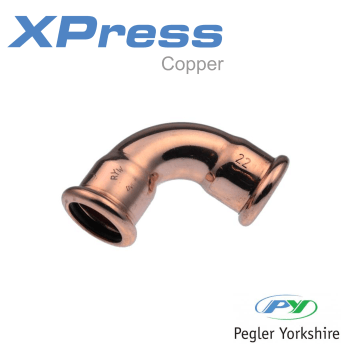 Pegler Yorkshire XPress 42mm 90 degree Elbow 38304 Image 1