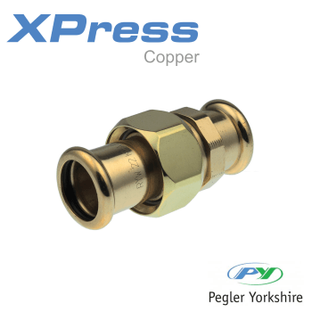 Pegler Yorkshire XPress 15mm Union Coupling 38180 Image 1