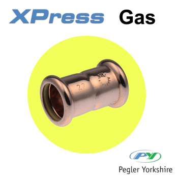 Pegler Yorkshire XPress Gas 22mm Coupler 39701 Image 1
