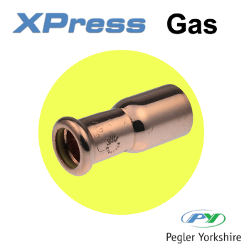 Pegler Yorkshire XPress Gas 22 x 15mm Reducer 39750 Image 1