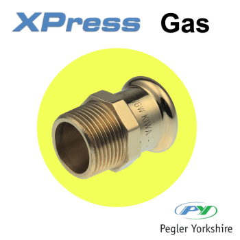Pegler Yorkshire Xpress Gas 28mm x 1" MIxC 39735 Image 1