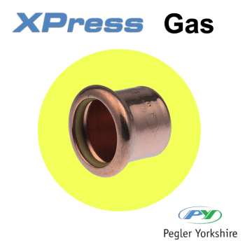 Pegler Yorkshire XPress Gas 28mm Stop End 39882 Image 1